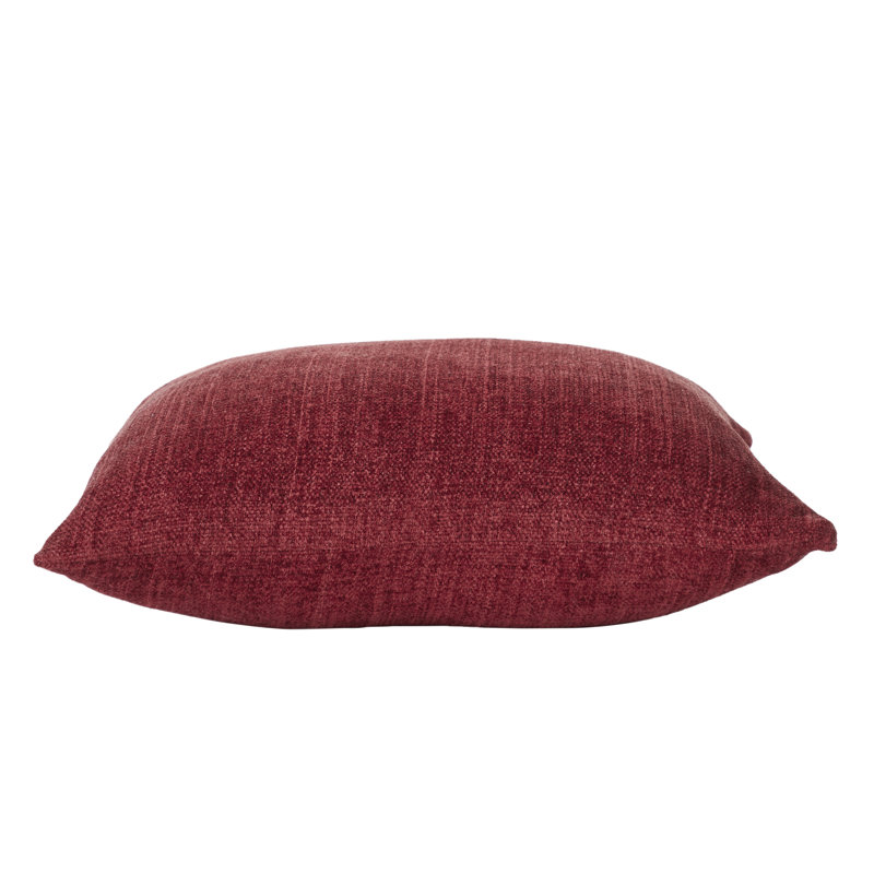 Ensemble de coussins décoratifs de luxe 100% polyester Enrich Collection, Bourgogne