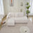 Wool Left Facing Sectional Sofa With Chaise-1541108971-1541108973