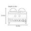 Banc de rangement pour chaussures 31,5 po