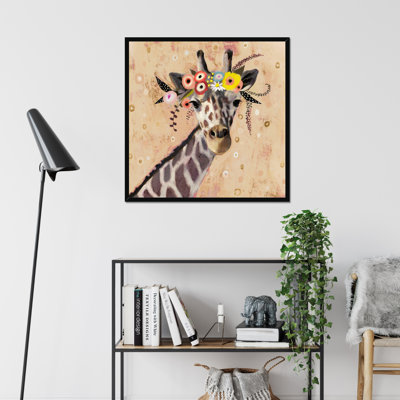 Klimt Giraffe II 1 Piece Painting