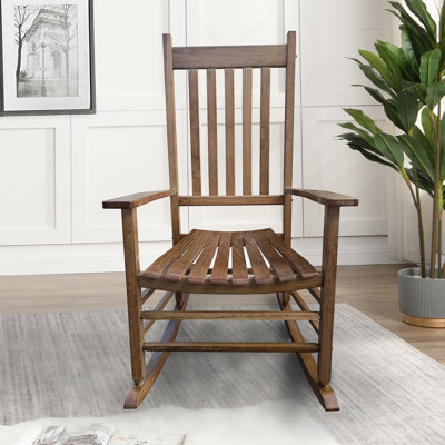BALCONY PORCH ADULT ROCKING CHAIR Brown