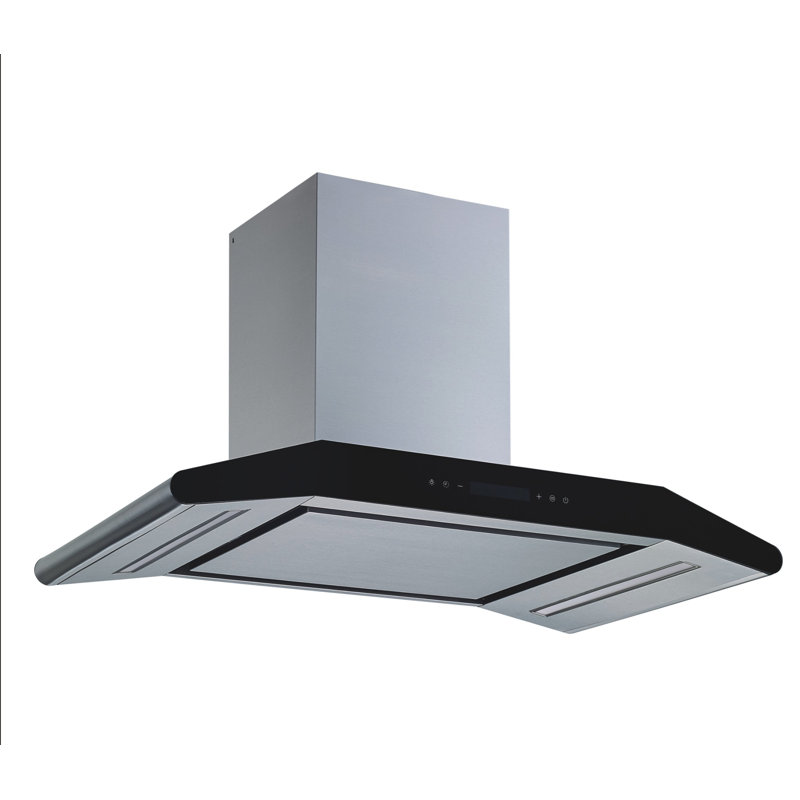 Hotte murale convertible 36 pouces 500 CFM Elite en acier inoxydable