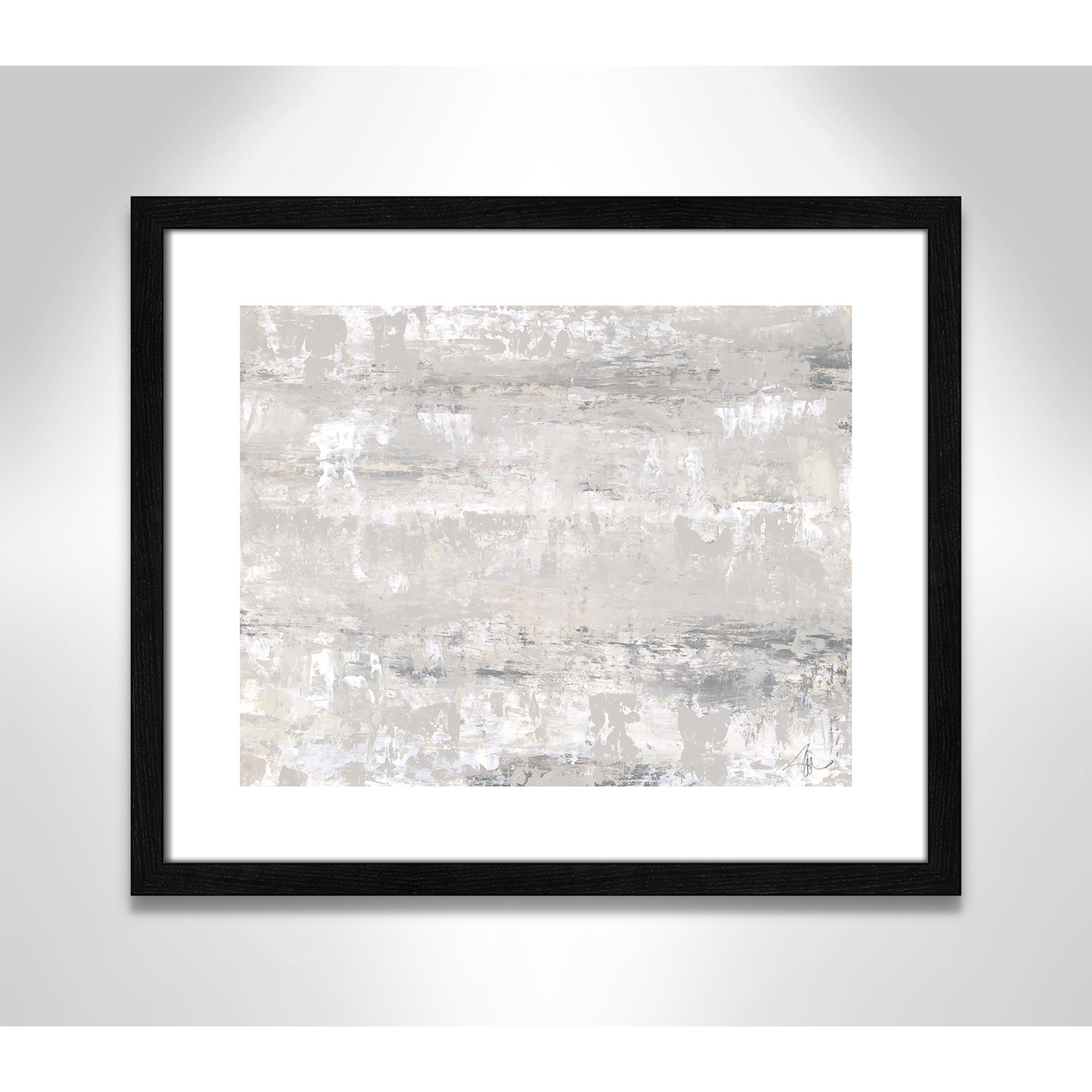 Tryston "Desert Winds" Print by Filippo Ioco, 16" H x 19" W x 0.75" D, Black Wood Framed Paper