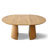 46"-83" Modern Extendable Pedestal Dining Table Set With Upholstered Open-Back Chairs, Round To Oval Kitchen Dining Set For 4-8-698599395-698599392