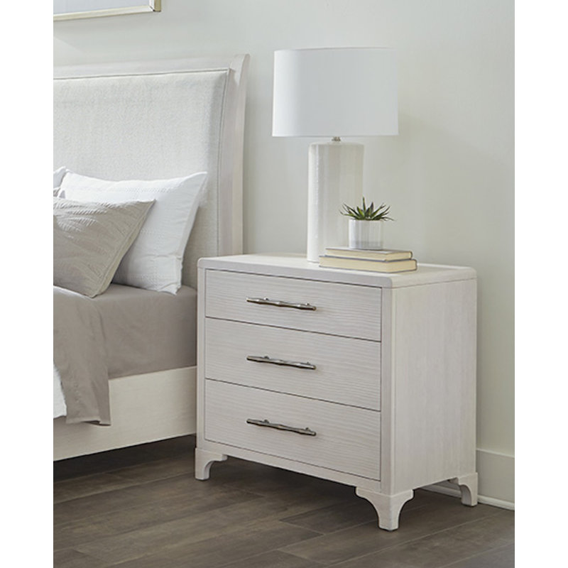 Abaco 3-Drawer Nightstand With USB