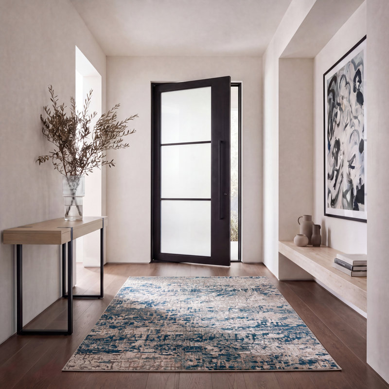 Tapis gris Madison, Rectangle 5 pi 3 po x 7 pi 6 po