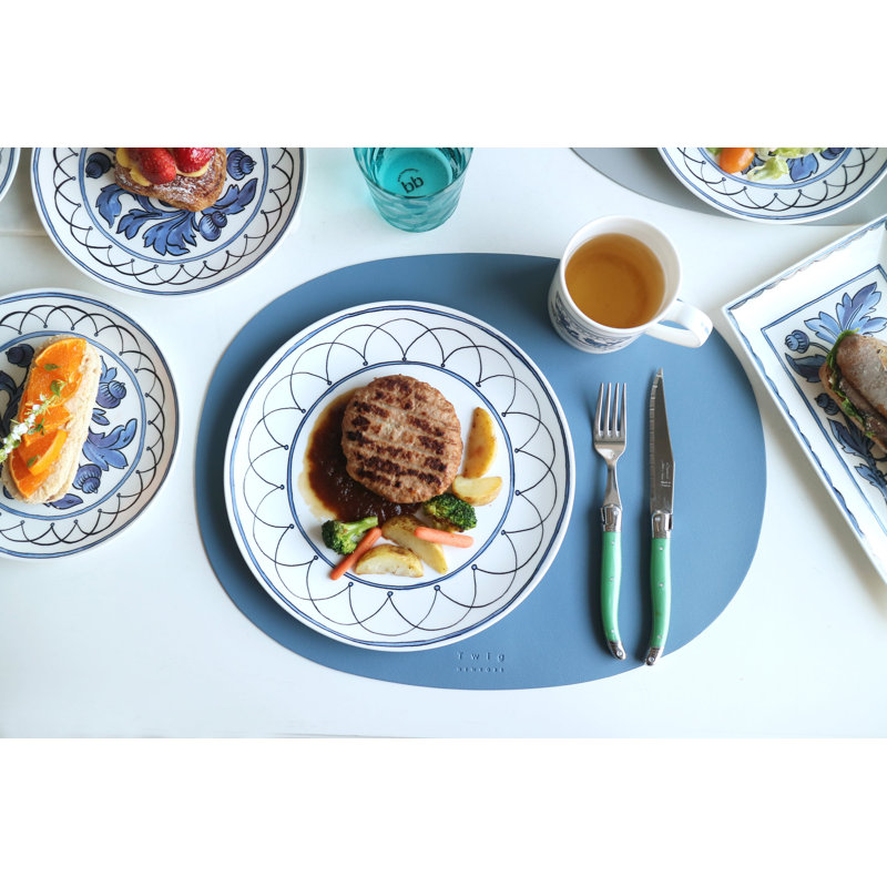 Deco Placemat, Light Blue