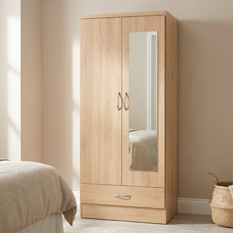 Cascio 2 Door Wardrobe, Sonoma Oak Effect