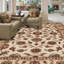 Hand-Knotted High-Quality Ivory and Gold Area Rug