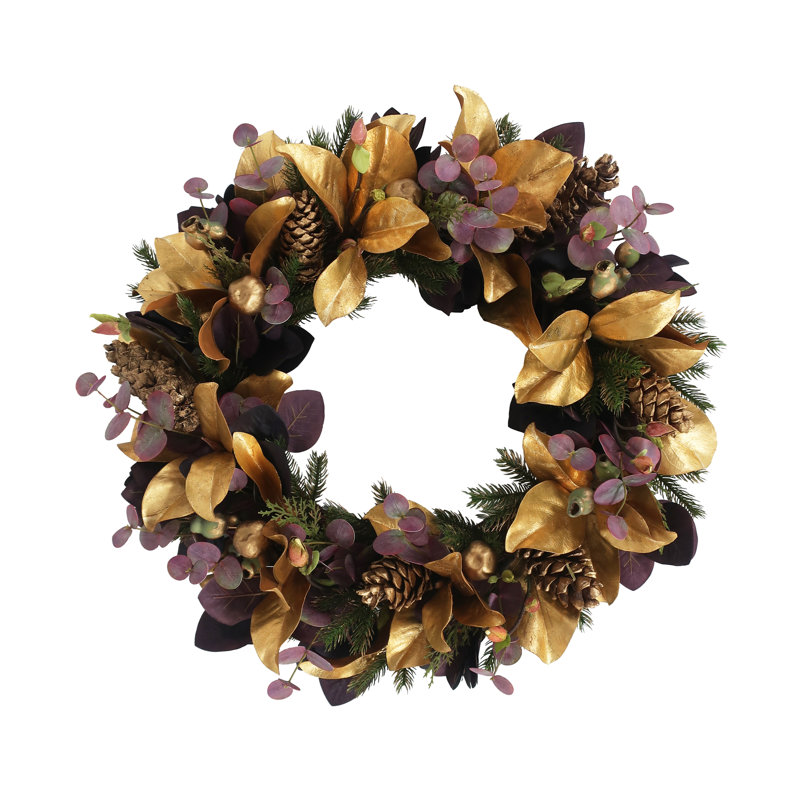 EUCALYPTUS AND MAGNOLIA WREATH