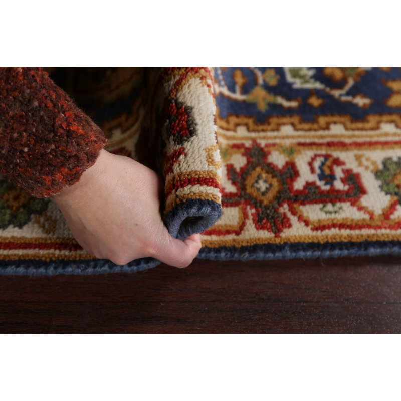 Tapis de couloir oriental fait à la main Heriz Serapi 3 x 12
