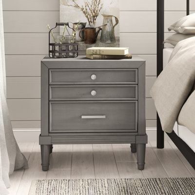 Zola 23.5'' W Solid Wood Nightstand