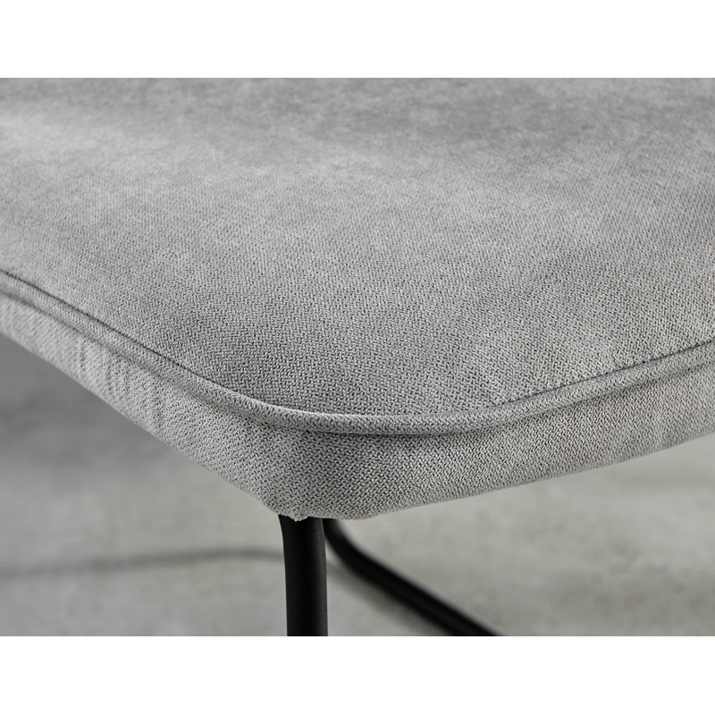 White & Grey Marble Effect Melamine Dining Table and Chairs - 4 Luxury Dining Chairs, Light Grey/Black