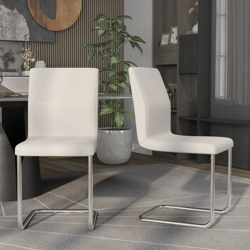 Balwinder Upholstered Side Chair, White