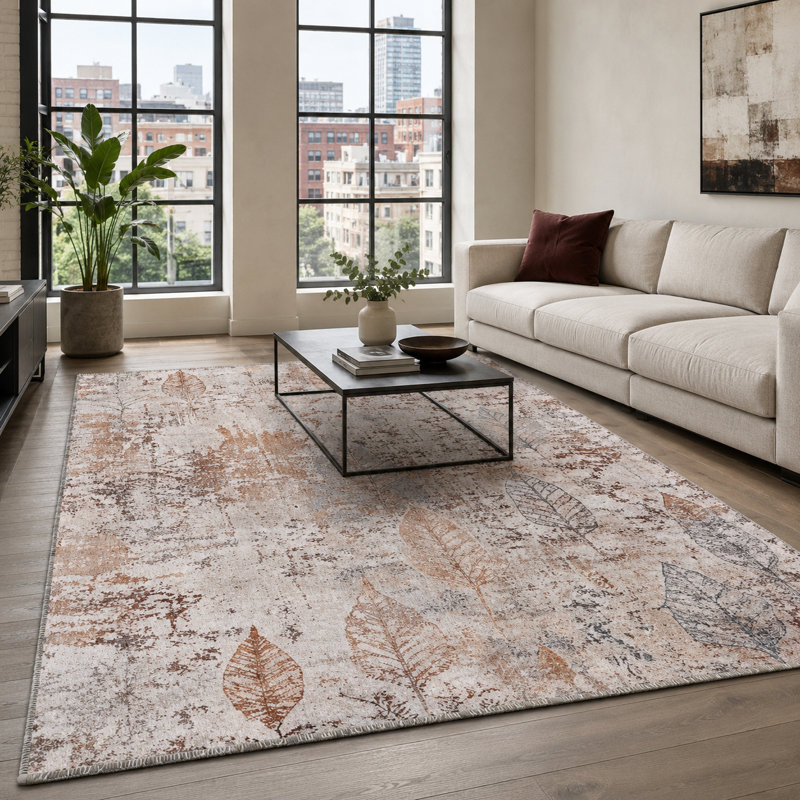 Striped Cotton and Chenille Flatweave Area Rug, 60 x 100 cm