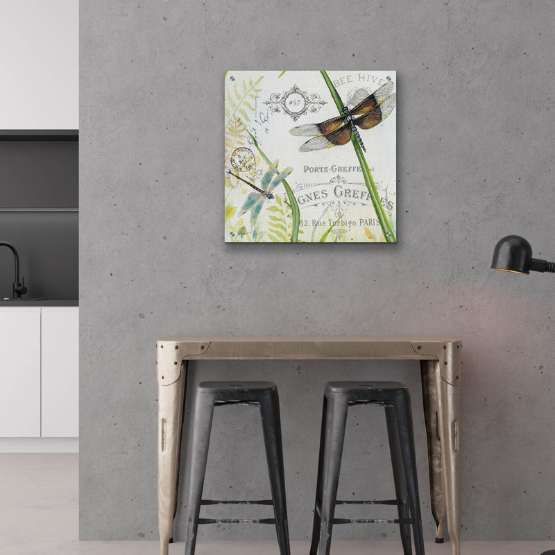 «Botanical Beauties 6» par Jean Plout, art mural en verre acrylique, 24 po x 24 po, 24 po x 24 po