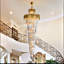 Lustre en cristal 43 lumières Grand Gold