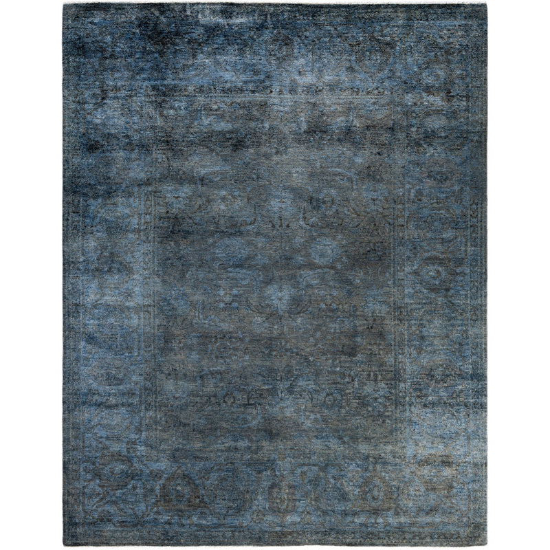 Overdyed One-of-a-Kind 8' 3" X 10' 1" Hand Knotted Area Rug
