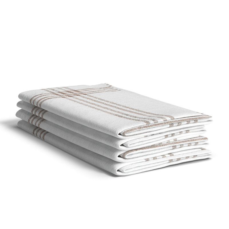 Serviette de table Panna, Noir