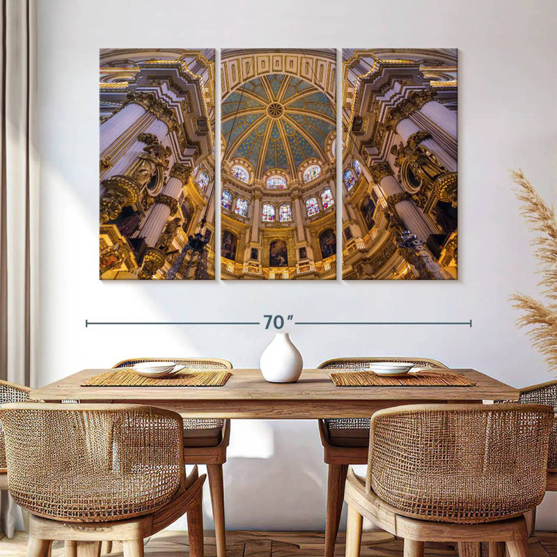 Rorry Granada Cathedral Interior, 42" H x 65" W