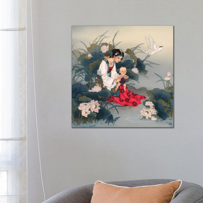 His Fathers Eyes - Painting on Canvas