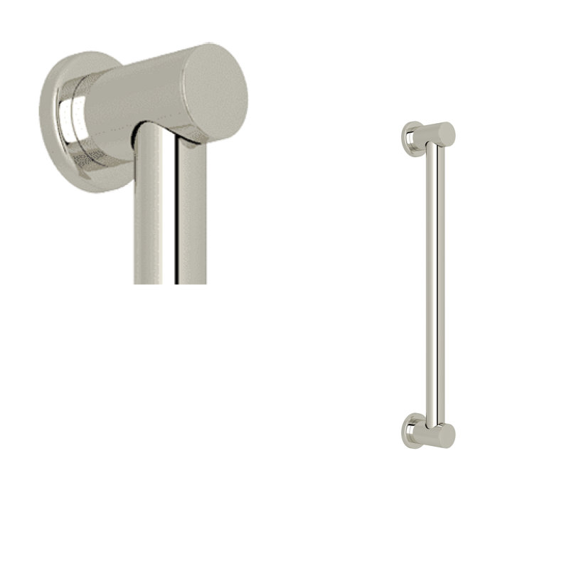 Lombardia 18" Grab Bar, Polished Nickel, 18" W