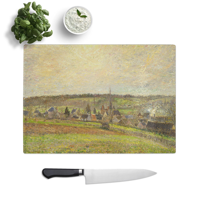 French Countryside by Camille Pissarro Chopping Board, 0.4cm H x 20cm W x 28.5cm L