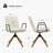 Jadd Swivel Faux Leather Home Office Task Desk Chair -1161211379