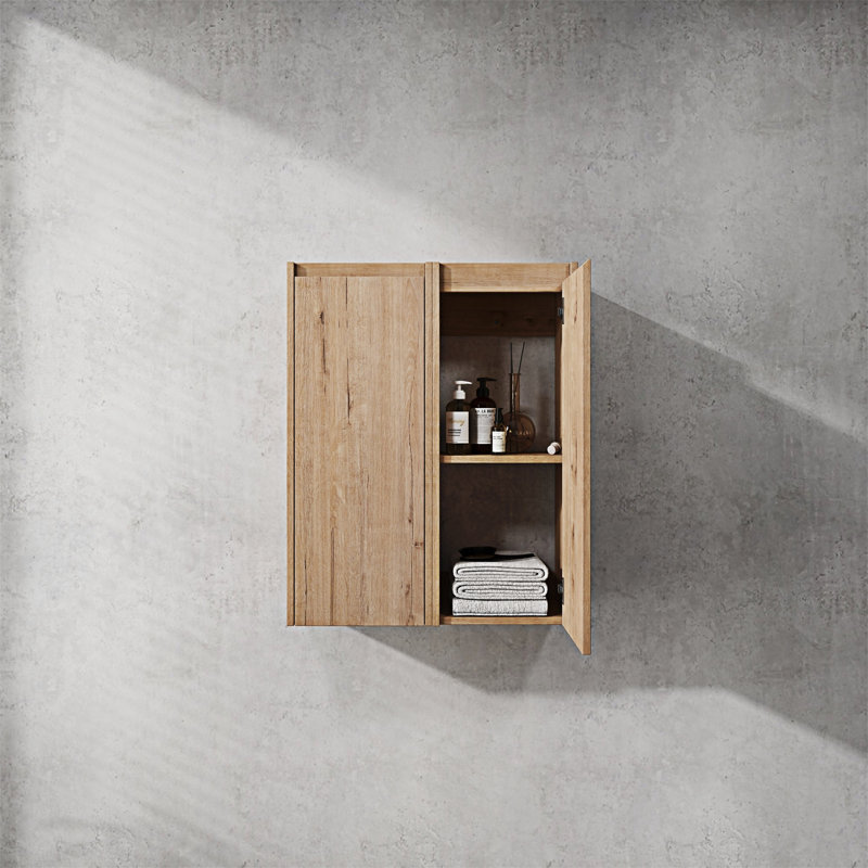 Armoire de salle de bain, Imitation chêne