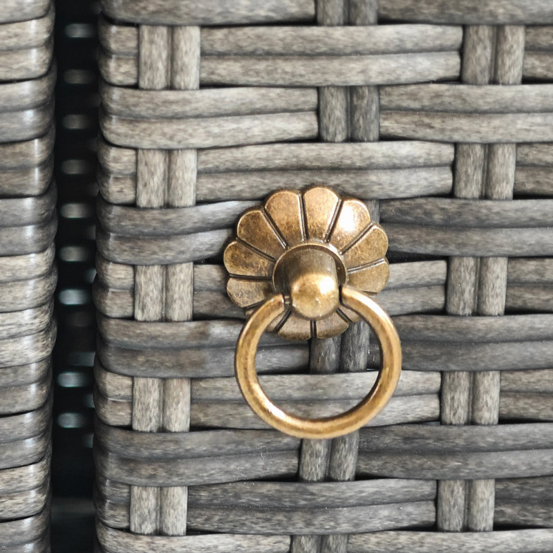 Porte-serviettes de terrasse et armoire de piscine - Accessoire PE autoportant avec tiroir pour salle de bain