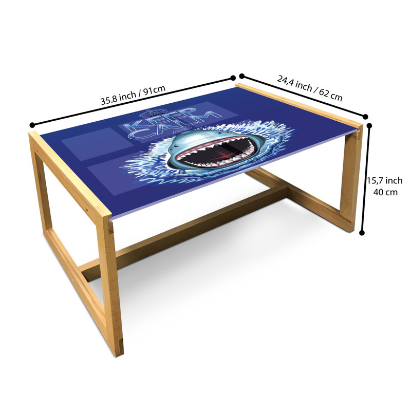 Jabril Sled Coffee Table, 90cm H x 62cm W x 40cm D
