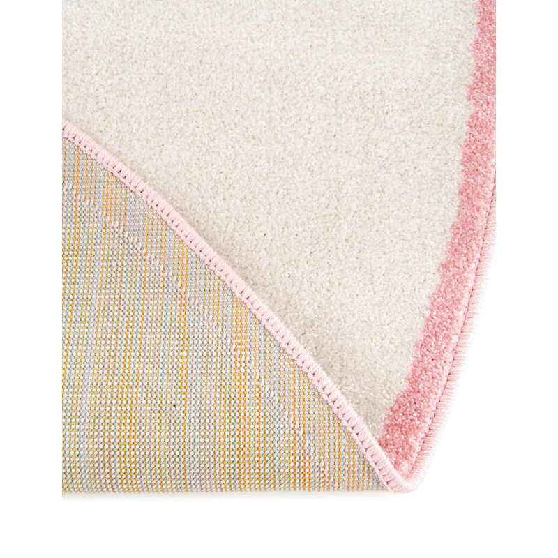 Whimsy Kids Polypropylene Plastic Rug, Round 7'10"