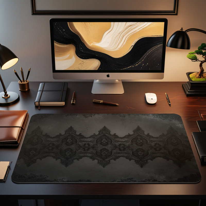 Polyester Desk Pad, 14.4x12.1