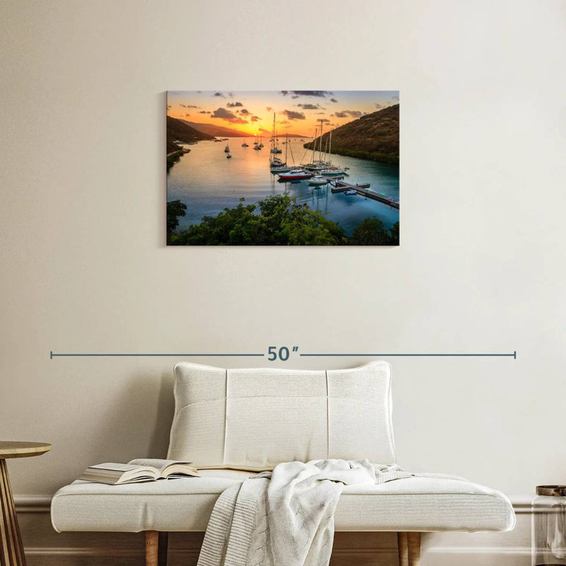 Coucher de soleil Gillard, H 20 po x l 30 po
