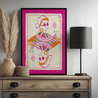 «Queen of Diamonds» par Yvette St. Amant, reproduction d'art