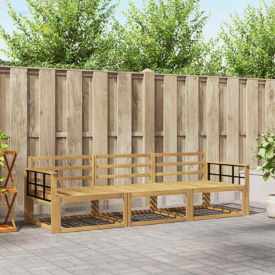 249.5cm Wide Patio Sectional Set