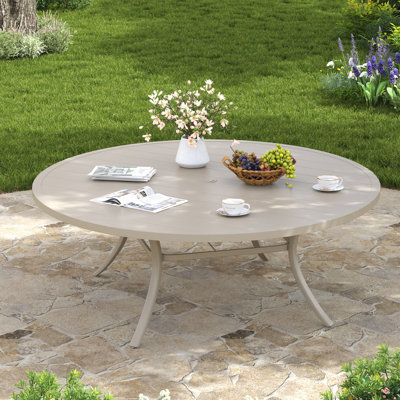63" Patio Round Dining Table