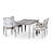 Square 5-Piece Dining Set-881512613