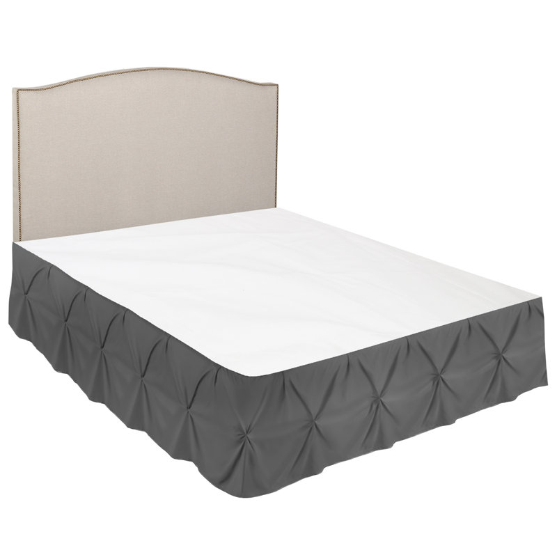 Tailored Bed Skirt, California King, Gray