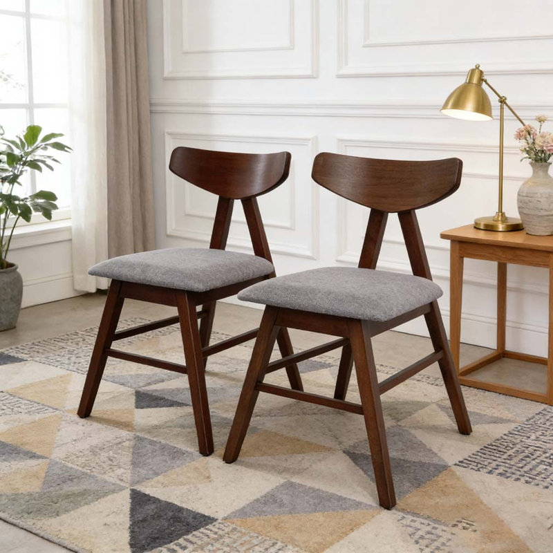 Chaise de salle à manger, Gris foncé