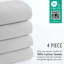 Essuie-mains luxueux 100% coton 4 pièces-802428695