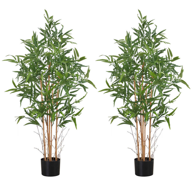 Indoor/Outdoor/Décor Artificial Bamboo Tree Faux Bamboo Tree Plant in Pot in Basket in Planter