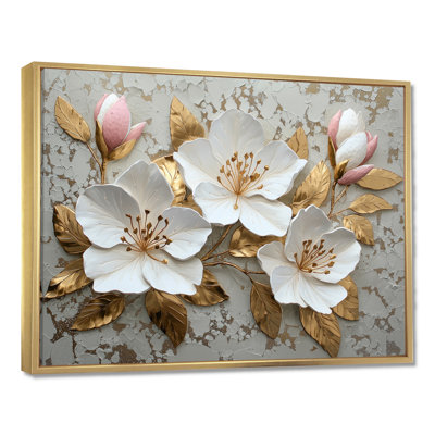 Munawar Cream And Golden Rhododendron S Radiant Glow III - Rhododendron Wall Art