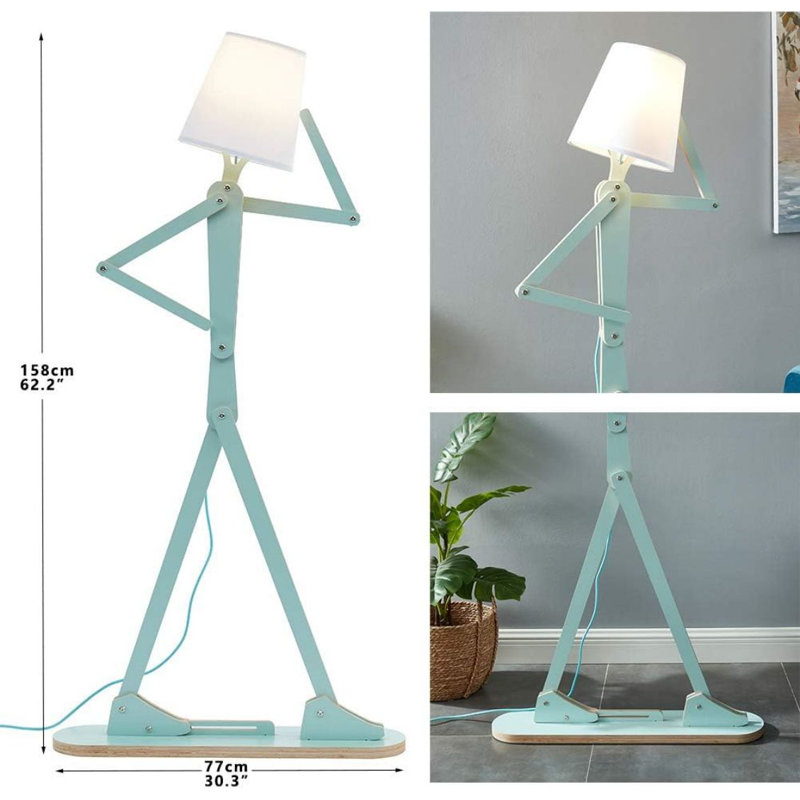 Lampe sur pied DEL 62,2 po Daryna