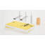 L'ensemble de banc de douche flottant original avec planche imperméable orange et support de banc de douche Original-6820945