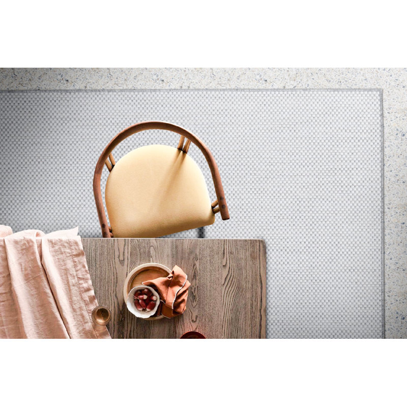 Premium Machine Woven Carpet, 5 x 7.5 Feet, 100% Sisal with Jute Base, Anthracite & White | 0.2 in Pile Height, 96,000 Thread Points | Durable, Easy to Clean, Perfect for Living Room & Dining Areas