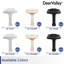 Lavabo de salle de bain rectangulaire sur pied en porcelaine vitreuse avec trop-plein 35,5 po Dynasty-96123261-98982196