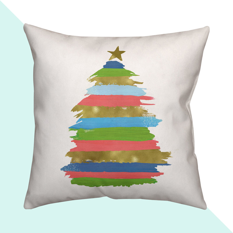 Reversible Throw Pillow, 16" x 16", Throw Pillow