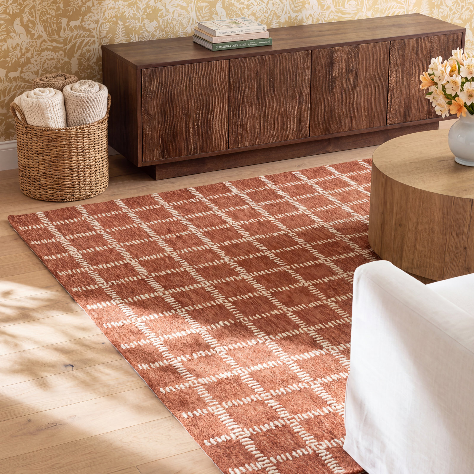 Corinth Hand-Tufted Geometric Rug, Rectangle 8' x 10'