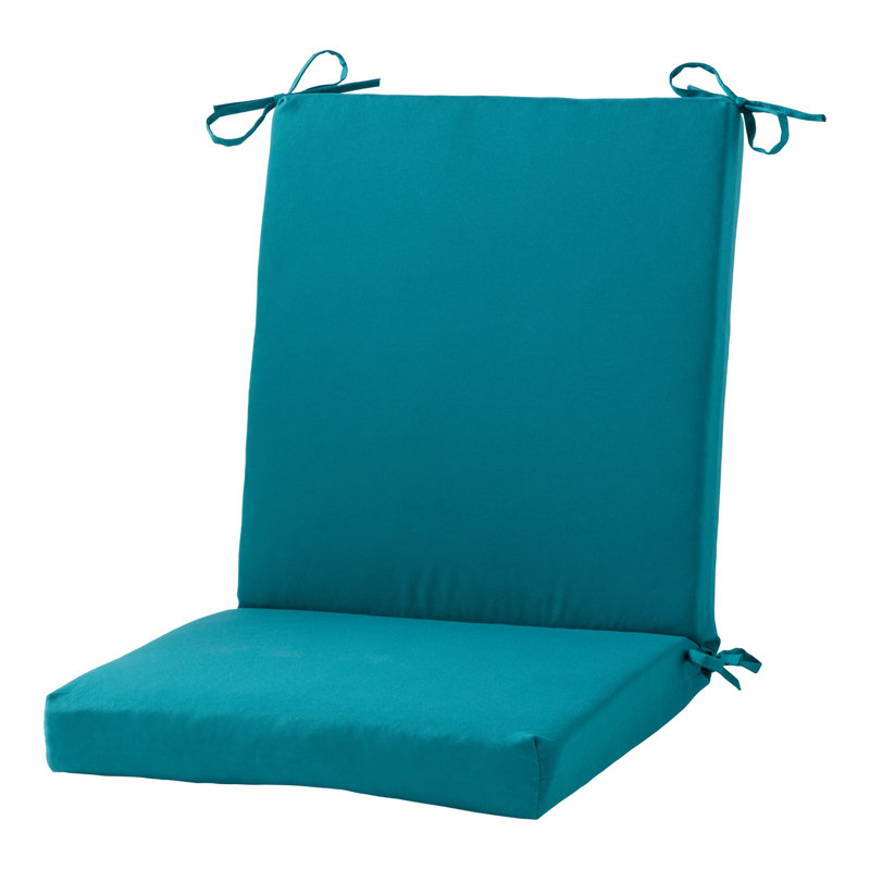 High Back Dining Chair Pad, Peacock